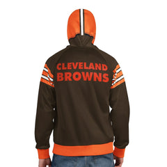 Cleveland Browns  Pro Player Retro Helmet Full-Zip Hooded Track Jacket