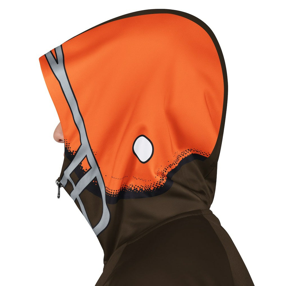 Cleveland Browns  Pro Player Retro Helmet Full-Zip Hooded Track Jacket