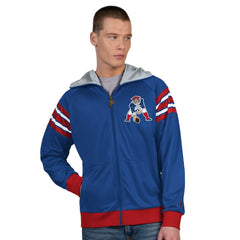 New England Patriots  Pro Player Retro Helmet Full-Zip Hooded Track Jacket