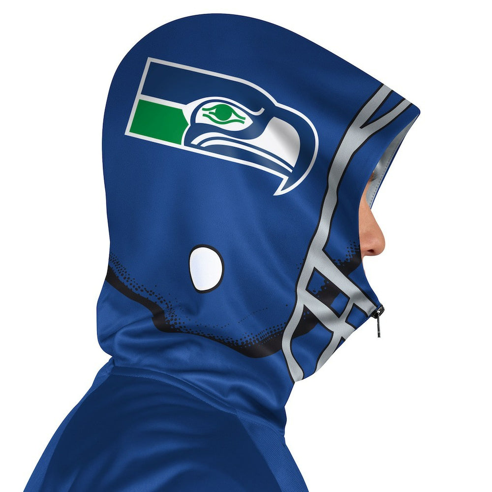 Seattle Seahawks  Pro Player Retro Helmet Full-Zip Hooded Track Jacket