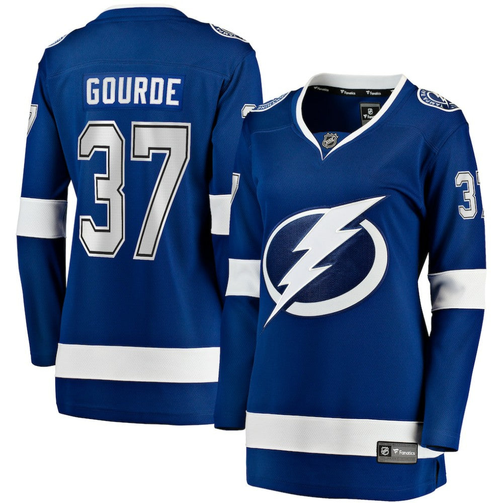 Yanni Gourde Tampa Bay Lightning Fanatics Women's Home Breakaway Player Jersey Outlet