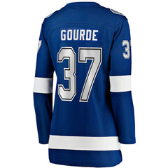 Yanni Gourde Tampa Bay Lightning Fanatics Women's Home Breakaway Player Jersey Outlet