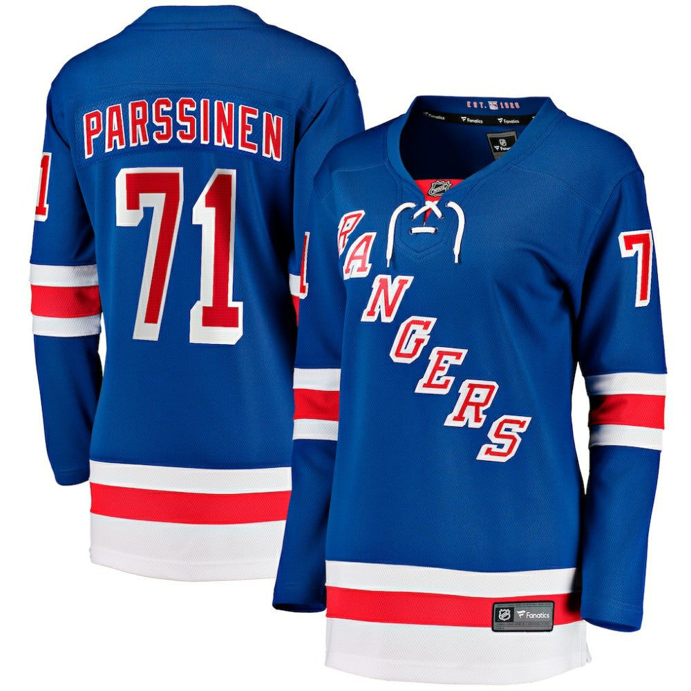 Juuso Parssinen New York Rangers Fanatics Women's Home Breakaway Player Jersey For Sale