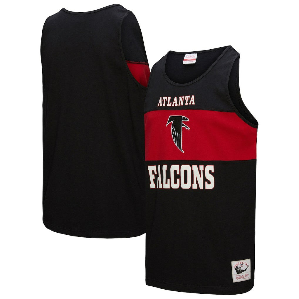Atlanta Falcons Mitchell & Ness Retro Colorblock Tank Top