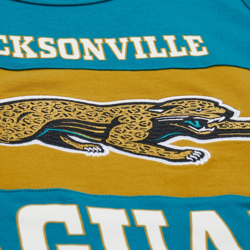 Jacksonville Jaguars Mitchell & Ness Retro Colorblock Tank Top