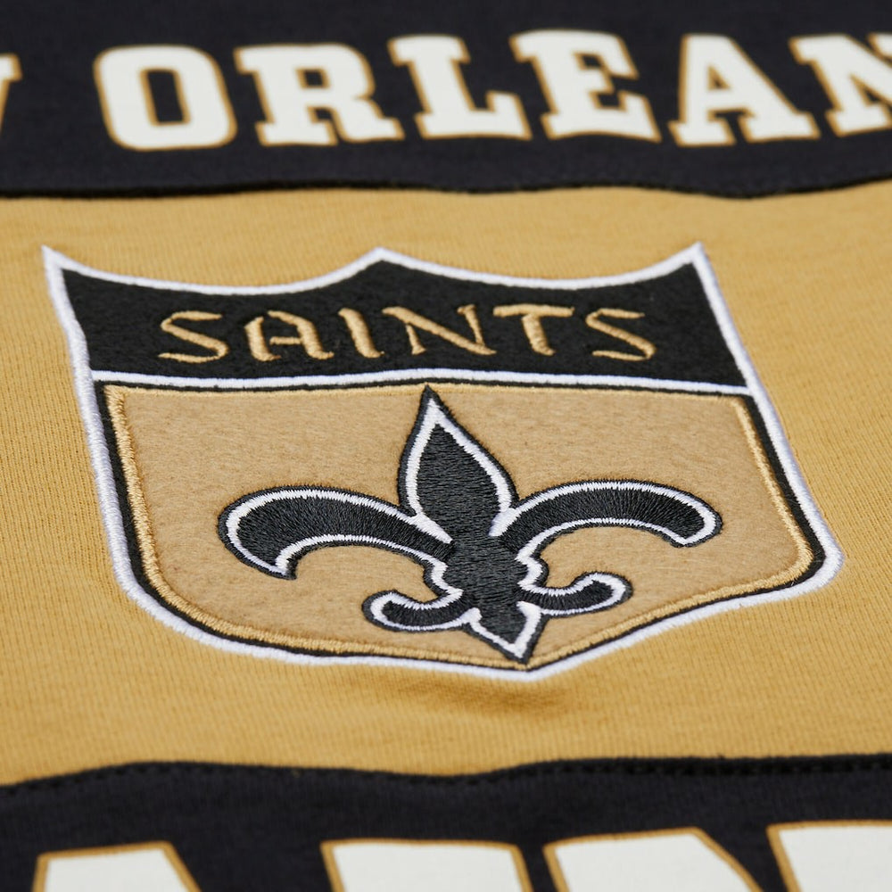 New Orleans Saints Mitchell & Ness Retro Colorblock Tank Top