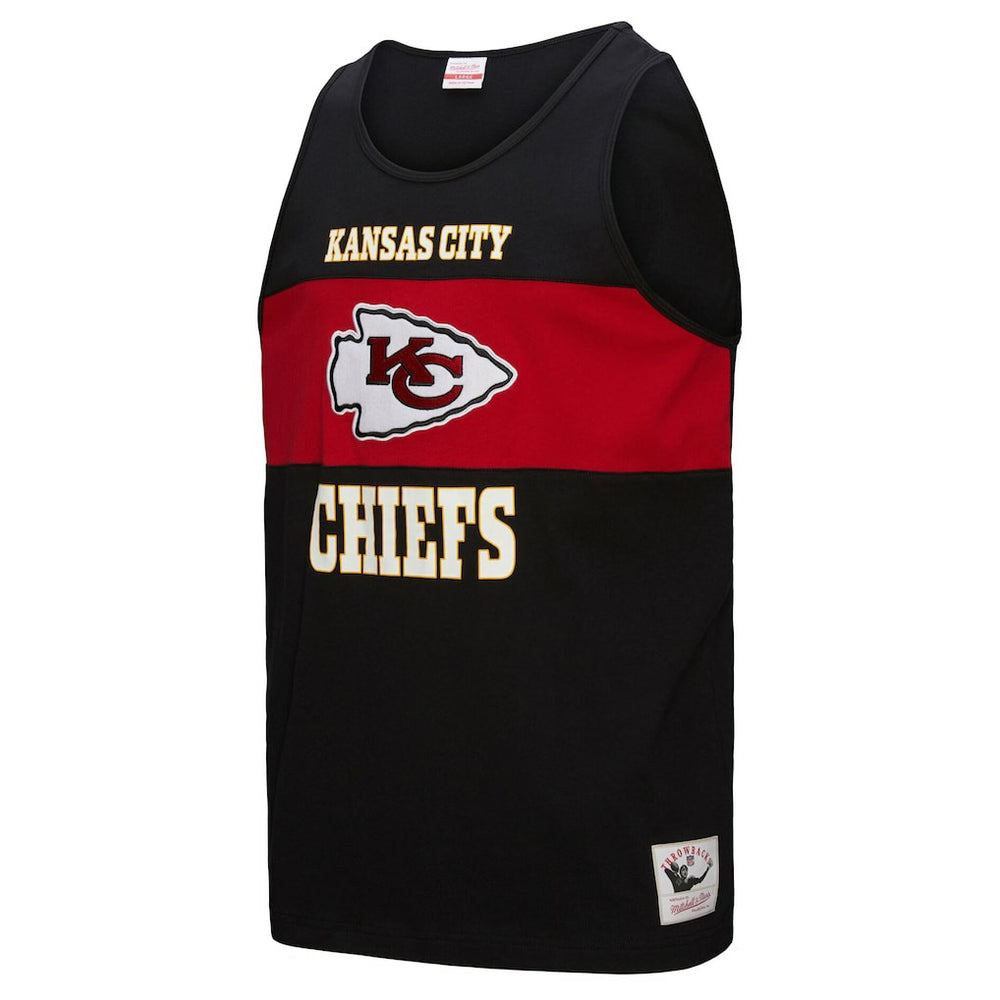 Kansas City Chiefs Mitchell & Ness Retro Colorblock Tank Top