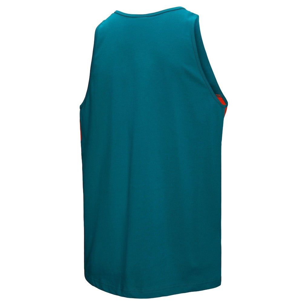 Miami Dolphins Mitchell & Ness Retro Colorblock Tank Top