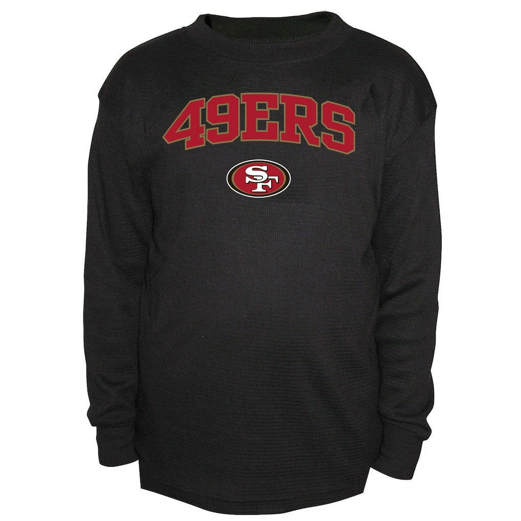 San Francisco 49ers Fanatics Big & Tall Thermal Long Sleeve Crew Neck T-Shirt