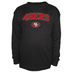 San Francisco 49ers Fanatics Big & Tall Thermal Long Sleeve Crew Neck T-Shirt