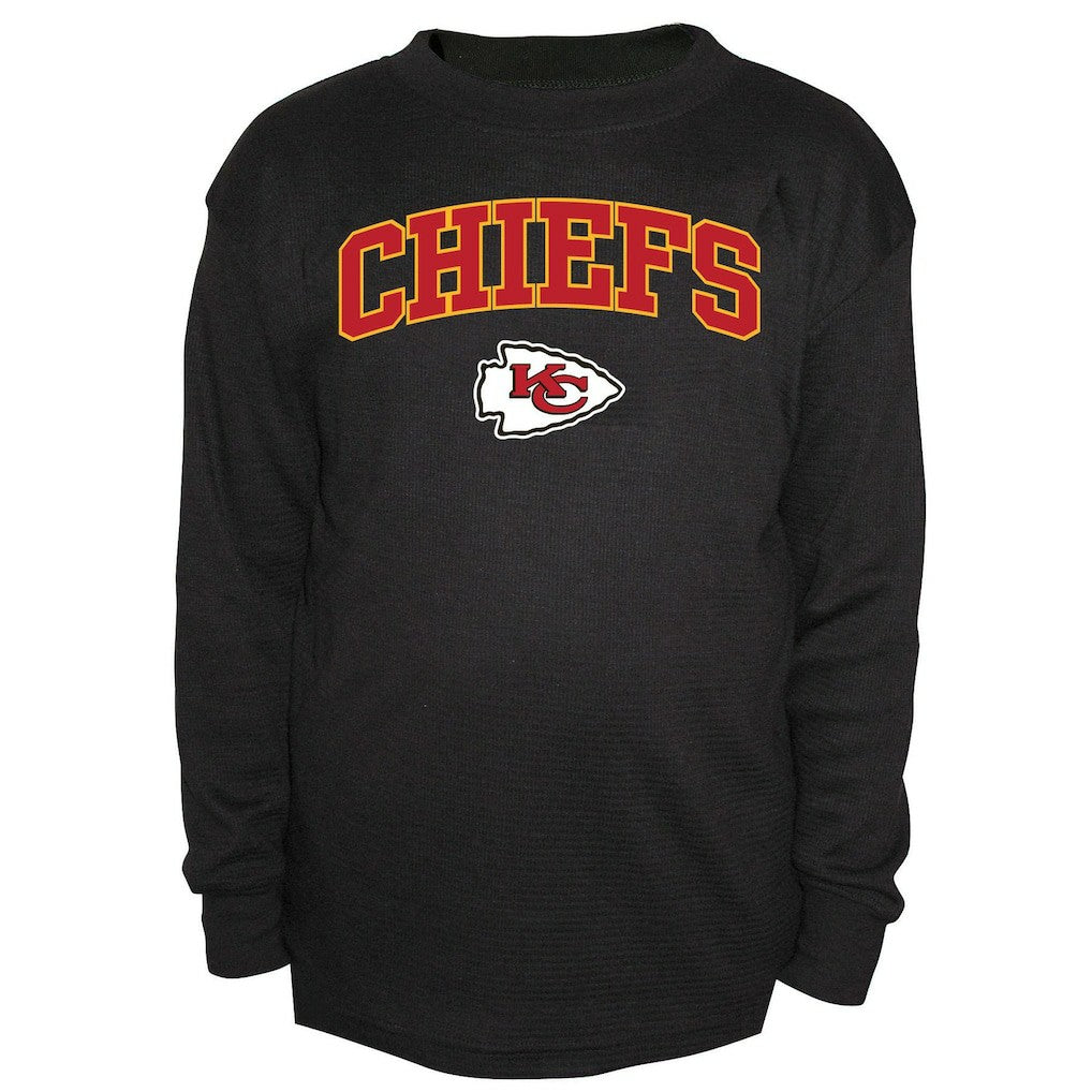 Kansas City Chiefs Fanatics Big & Tall Thermal Long Sleeve Crew Neck T-Shirt