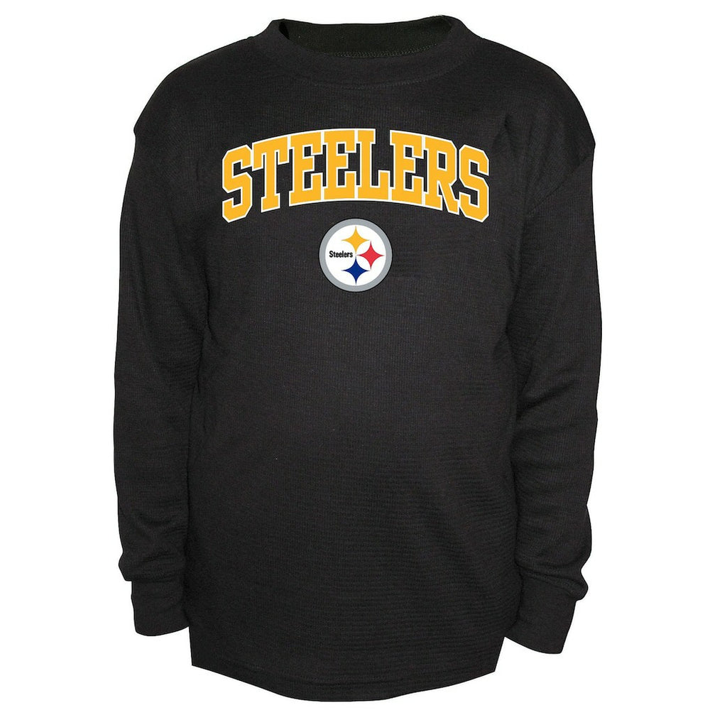 Pittsburgh Steelers Fanatics Big & Tall Thermal Long Sleeve Crew Neck T-Shirt