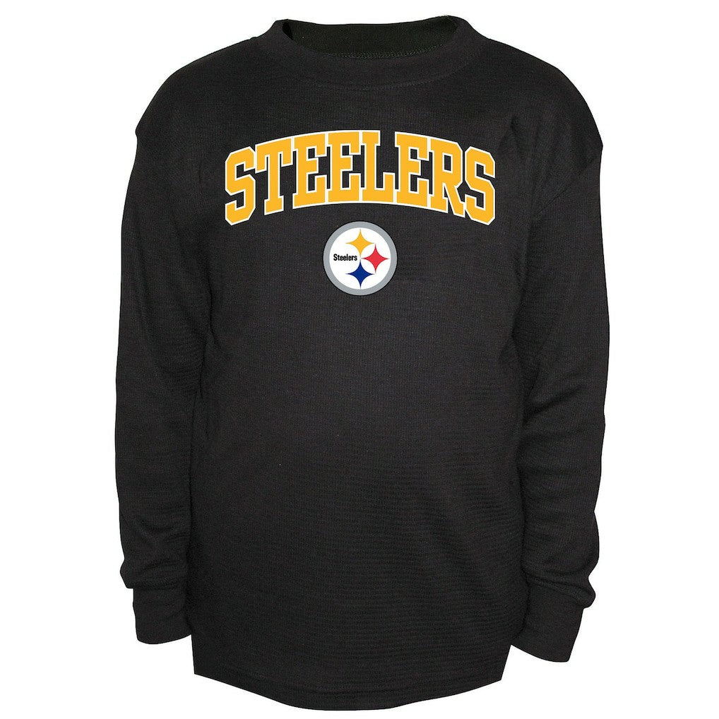 Pittsburgh Steelers Fanatics Big & Tall Thermal Long Sleeve Crew Neck T-Shirt