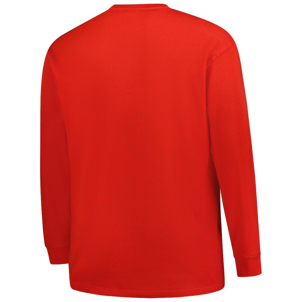 Houston Texans Fanatics Big & Tall Throwback Thermal Long Sleeve T-Shirt