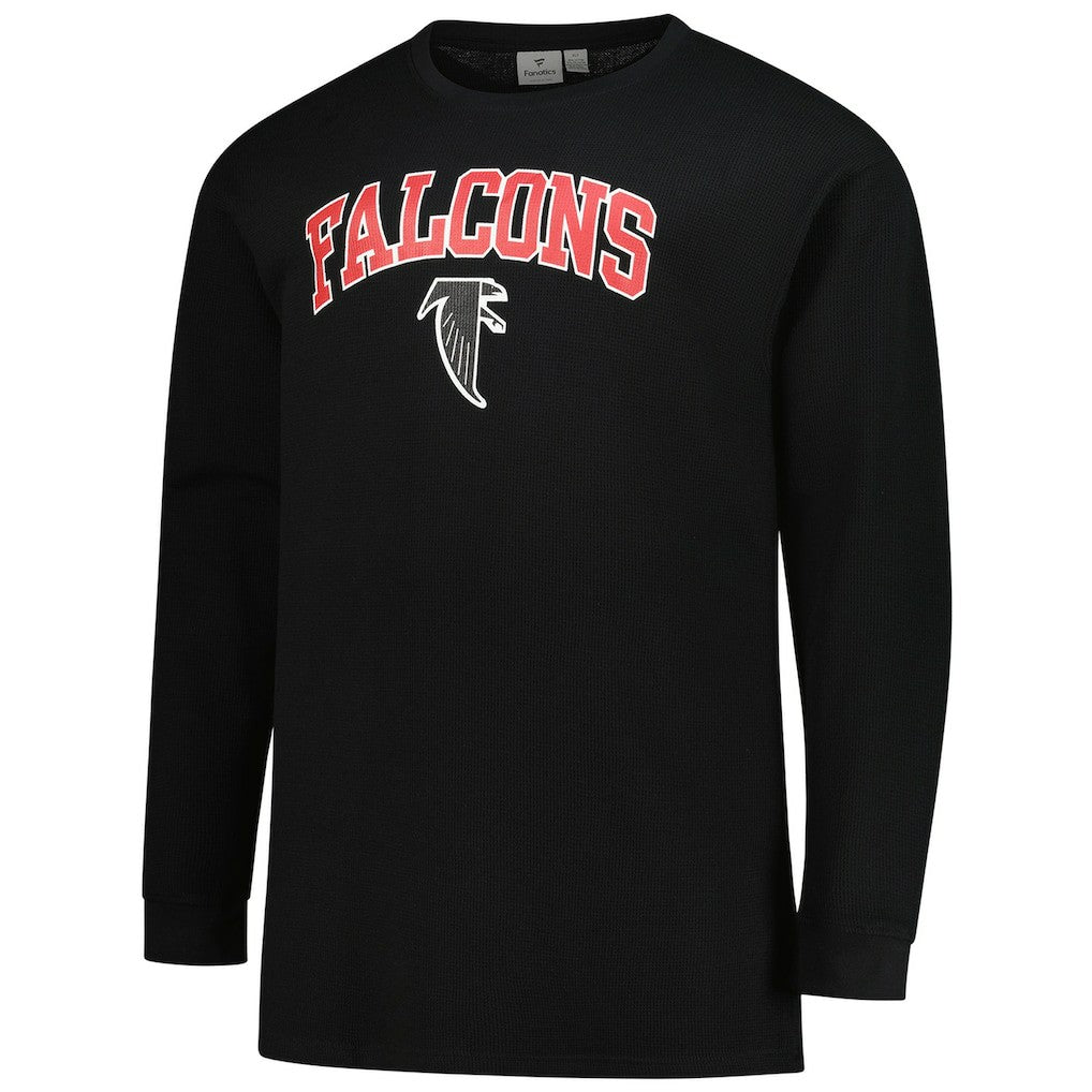 Atlanta Falcons Fanatics Big & Tall Throwback Thermal Long Sleeve T-Shirt