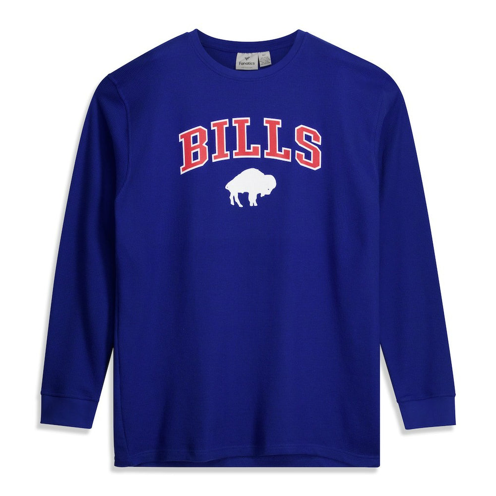 Buffalo Bills Fanatics Big & Tall Throwback Thermal Long Sleeve T-Shirt