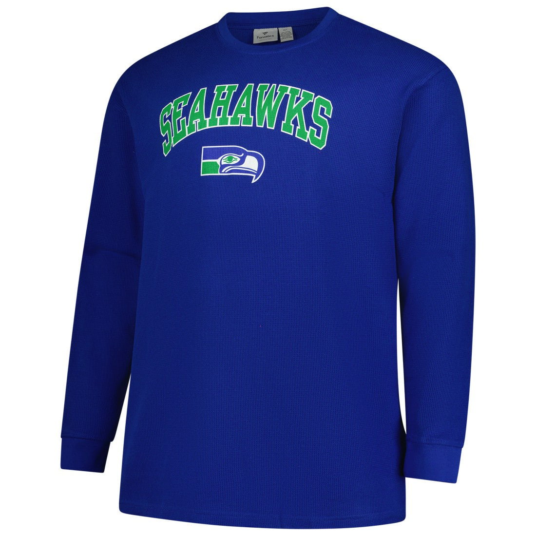 Seattle Seahawks Fanatics Big & Tall Throwback Thermal Long Sleeve T-Shirt