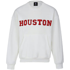 Houston Texans  Cuce Women's Chenille Jeweled Sweatshirt