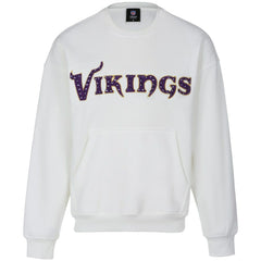Minnesota Vikings  Cuce Women's Chenille Jeweled Sweatshirt