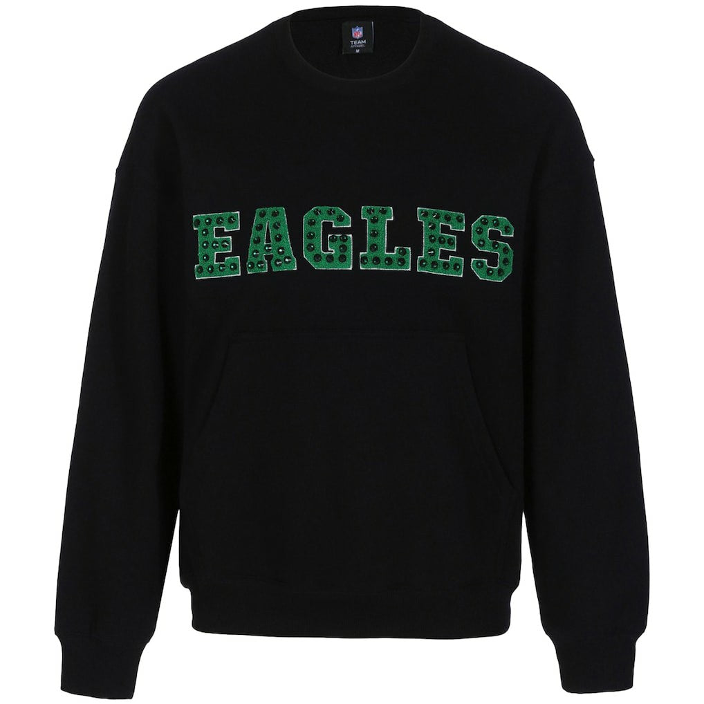 Philadelphia Eagles  Cuce Women's Chenille Jeweled Sweatshirt