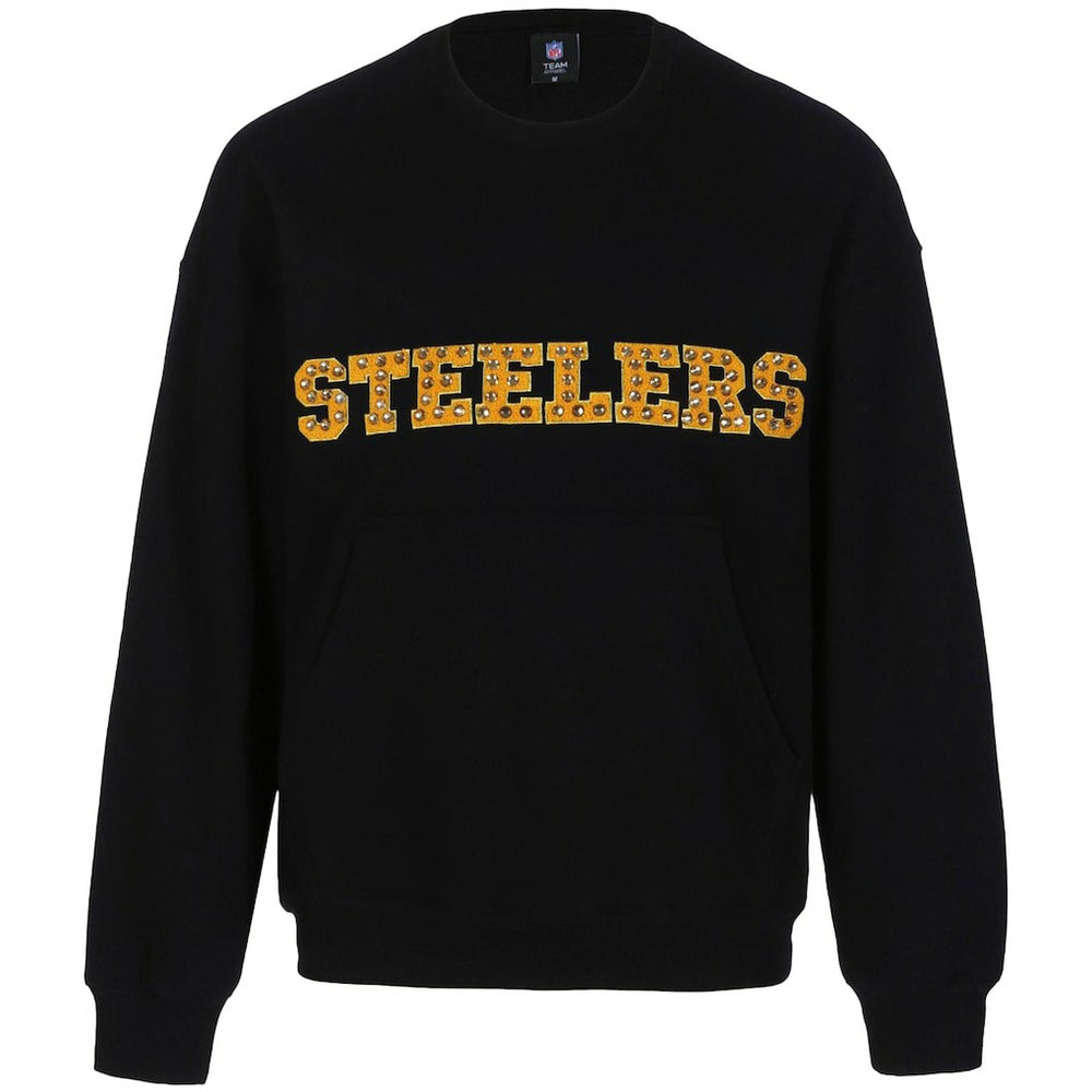 Pittsburgh Steelers  Cuce Women's Chenille Jeweled Sweatshirt