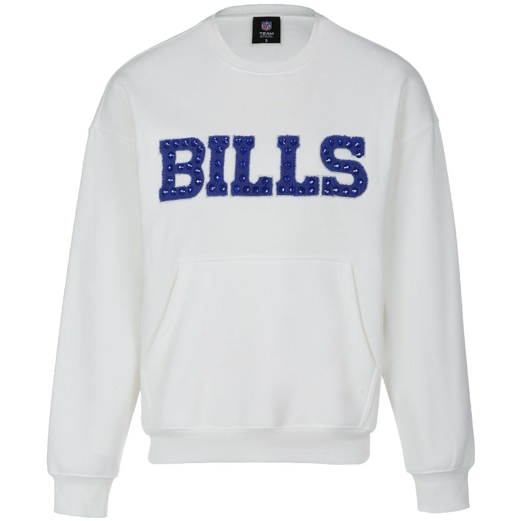 Buffalo Bills  Cuce Women's Chenille Jeweled Sweatshirt