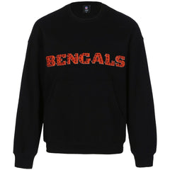 Cincinnati Bengals  Cuce Women's Chenille Jeweled Sweatshirt
