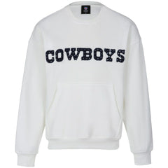 Dallas Cowboys  Cuce Women's Chenille Jeweled Sweatshirt