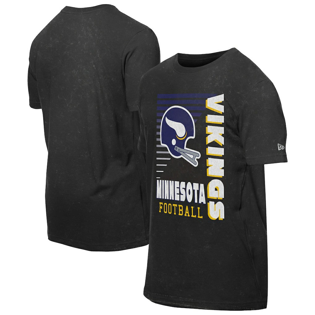 Minnesota Vikings New Era Retro Logo Enzyme Washed Oversized T-Shirt