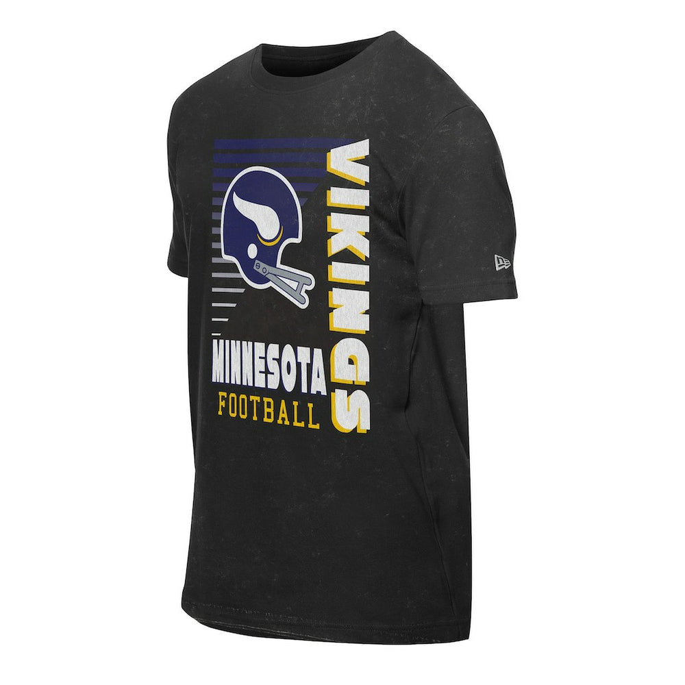 Minnesota Vikings New Era Retro Logo Enzyme Washed Oversized T-Shirt