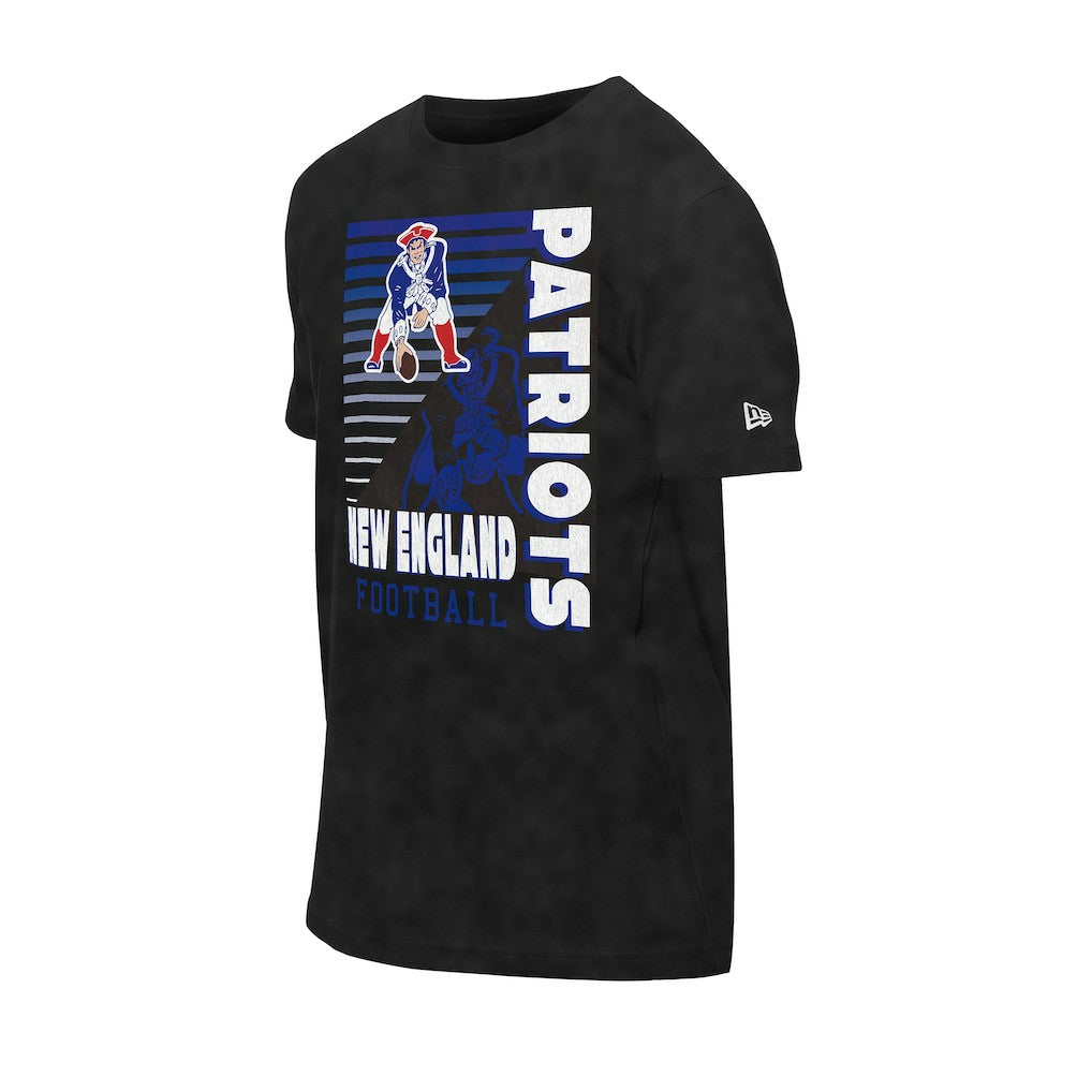 New England Patriots New Era Retro Logo Enzyme Washed Oversized T-Shirt