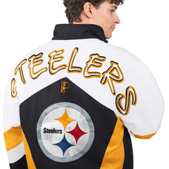Pittsburgh Steelers  Pro Player Shoulder To Shoulder Polyfill Full-Zip Hooded Jacket