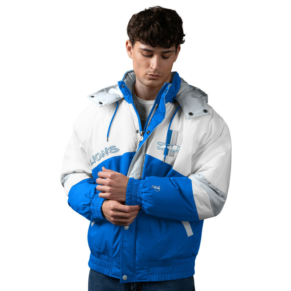Detroit Lions  Pro Player Shoulder To Shoulder Polyfill Full-Zip Hooded Jacket