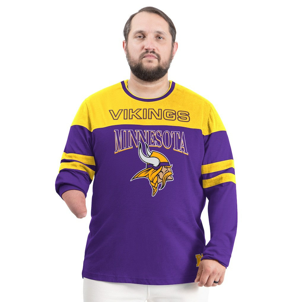 Minnesota Vikings  G-III Sports by Carl Banks Adaptive Outlast Long Sleeve T-Shirt
