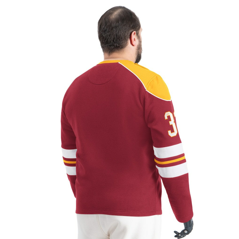 Washington Commanders  G-III Sports by Carl Banks Adaptive Lord Stanley Crewneck Sweatshirt