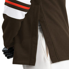 Cleveland Browns  G-III Sports by Carl Banks Adaptive Lord Stanley Crewneck Sweatshirt