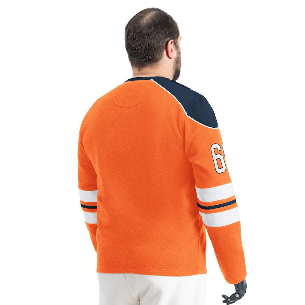 Denver Broncos  G-III Sports by Carl Banks Adaptive Lord Stanley Crewneck Sweatshirt