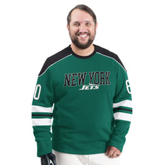 New York Jets  G-III Sports by Carl Banks Adaptive Lord Stanley Crewneck Sweatshirt