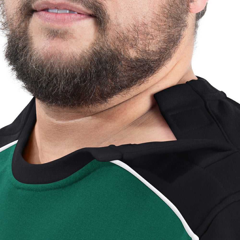 New York Jets  G-III Sports by Carl Banks Adaptive Lord Stanley Crewneck Sweatshirt