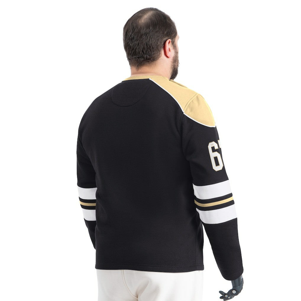 New Orleans Saints  G-III Sports by Carl Banks Adaptive Lord Stanley Crewneck Sweatshirt