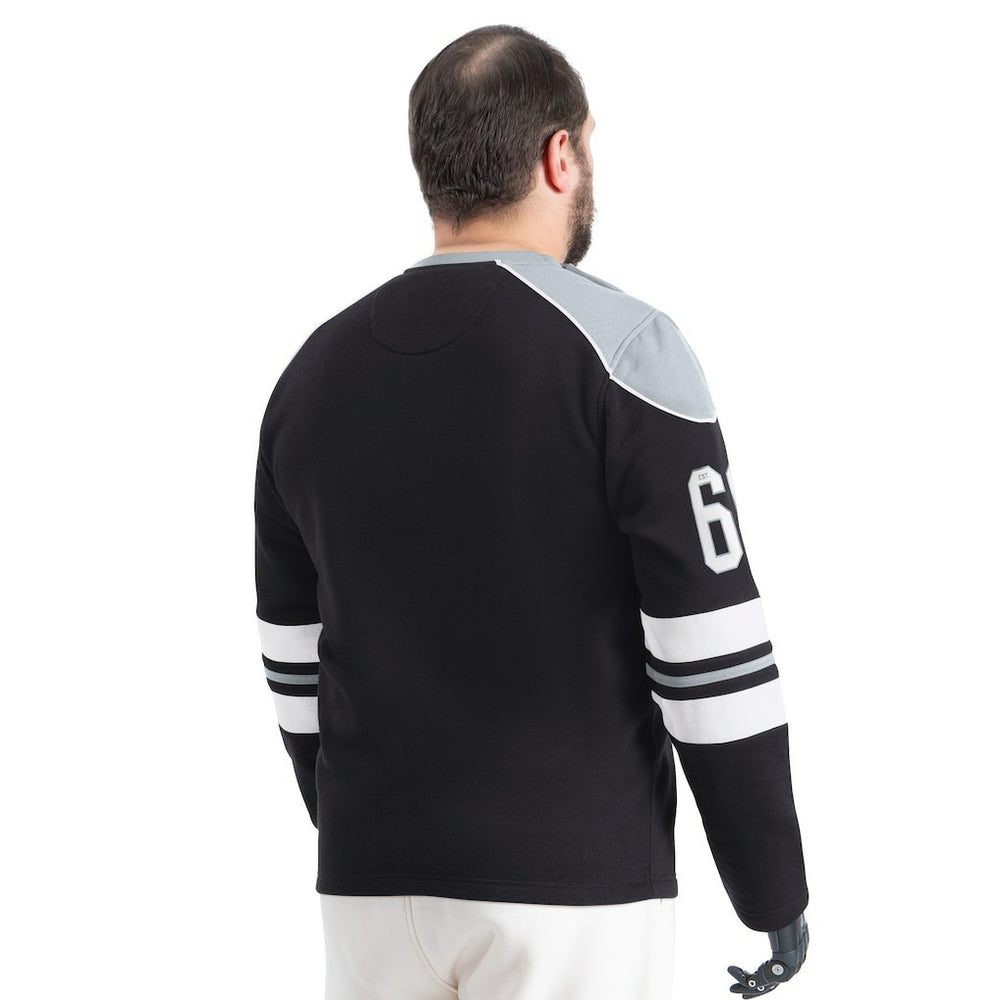Las Vegas Raiders  G-III Sports by Carl Banks Adaptive Lord Stanley Crewneck Sweatshirt