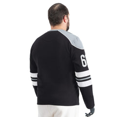 Las Vegas Raiders  G-III Sports by Carl Banks Adaptive Lord Stanley Crewneck Sweatshirt
