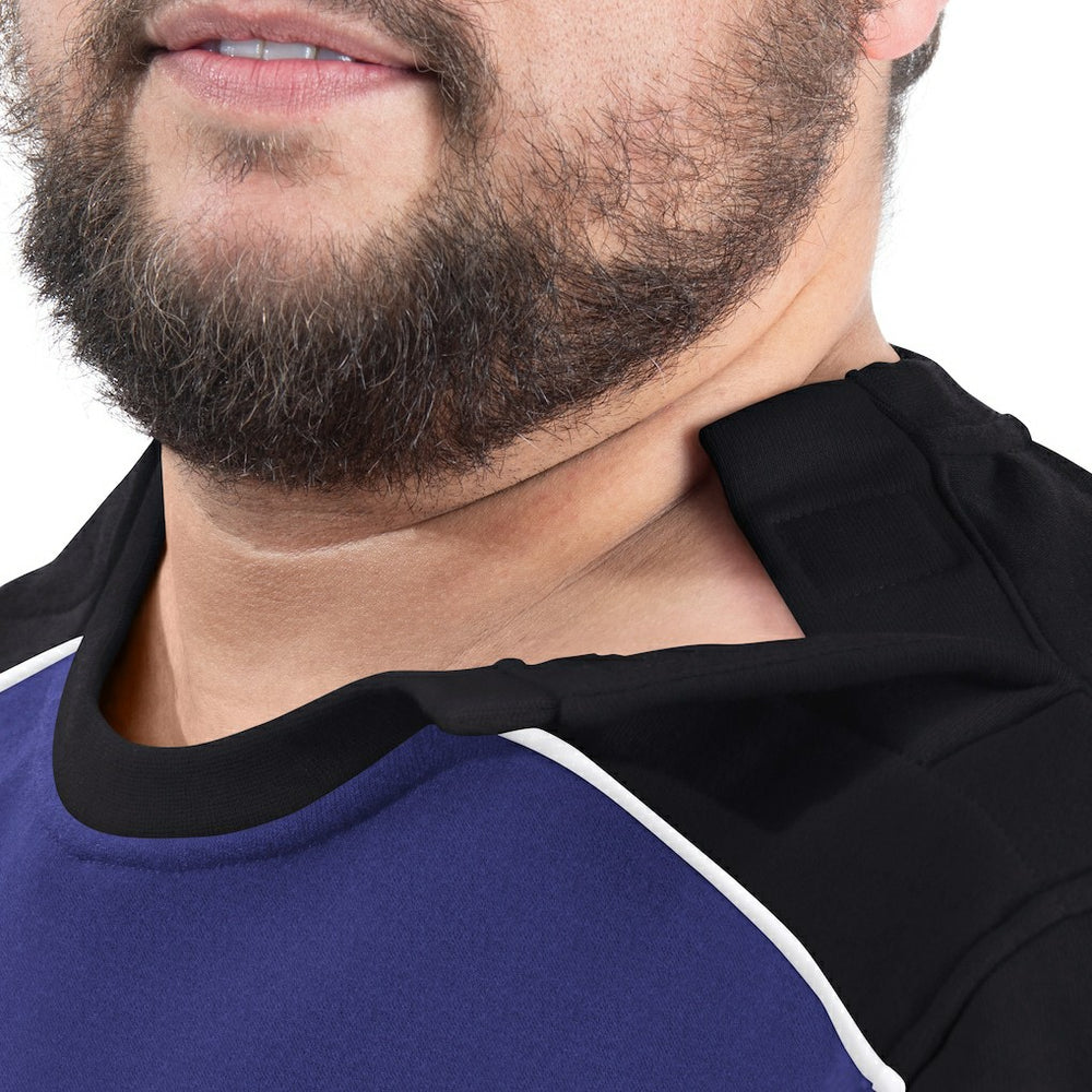 Baltimore Ravens  G-III Sports by Carl Banks Adaptive Lord Stanley Crewneck Sweatshirt