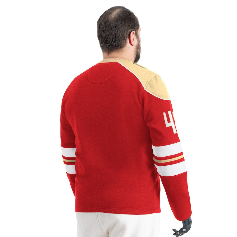 San Francisco 49ers  G-III Sports by Carl Banks Adaptive Lord Stanley Crewneck Sweatshirt