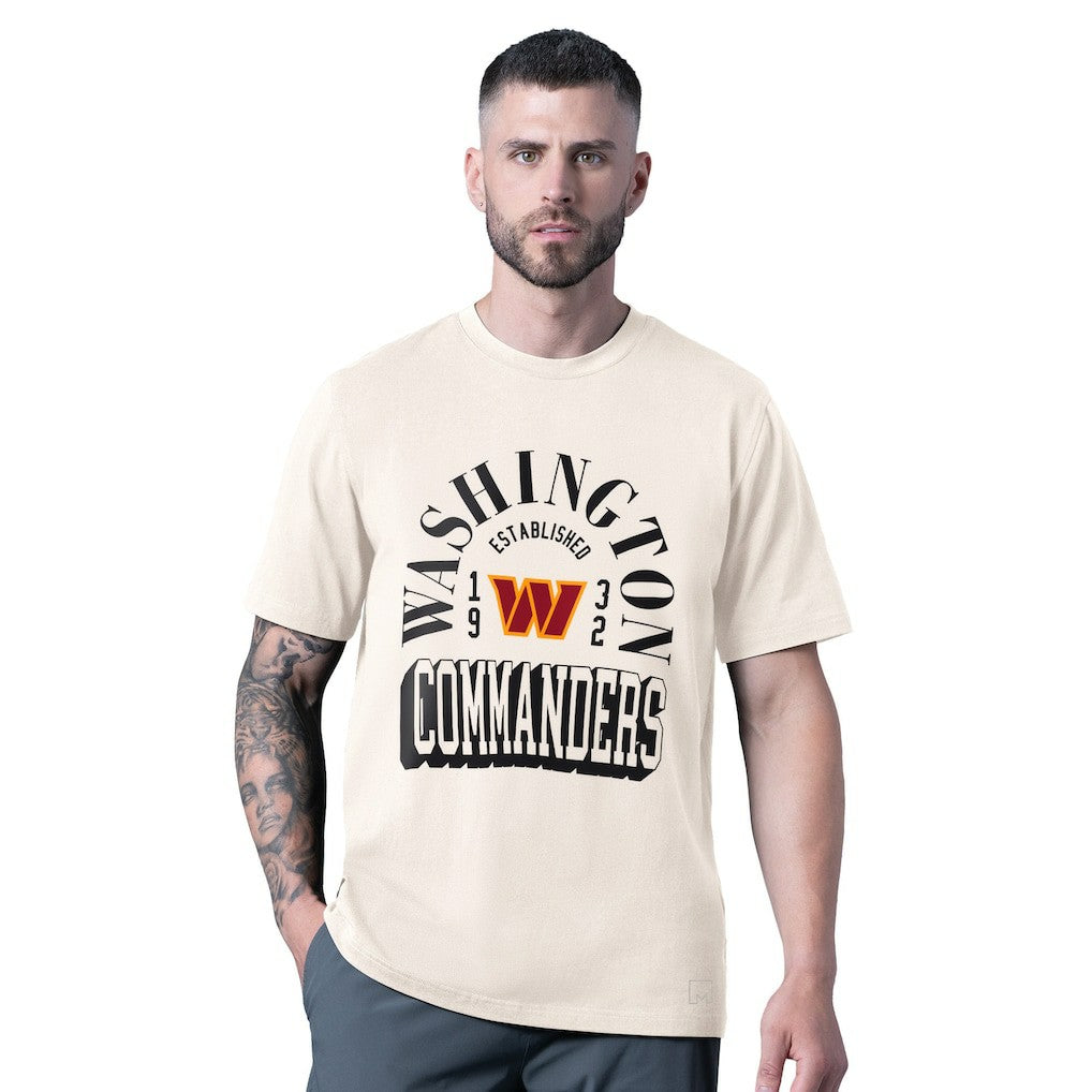 Washington Commanders  MSX by Michael Strahan Whiteout Vintage T-Shirt