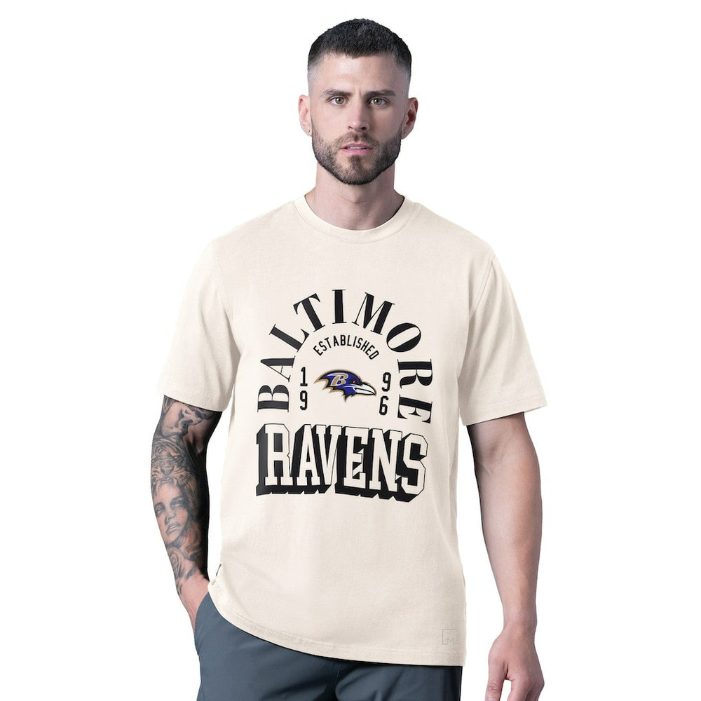 Baltimore Ravens  MSX by Michael Strahan Whiteout Vintage T-Shirt