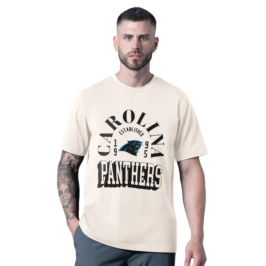 Carolina Panthers  MSX by Michael Strahan Whiteout Vintage T-Shirt