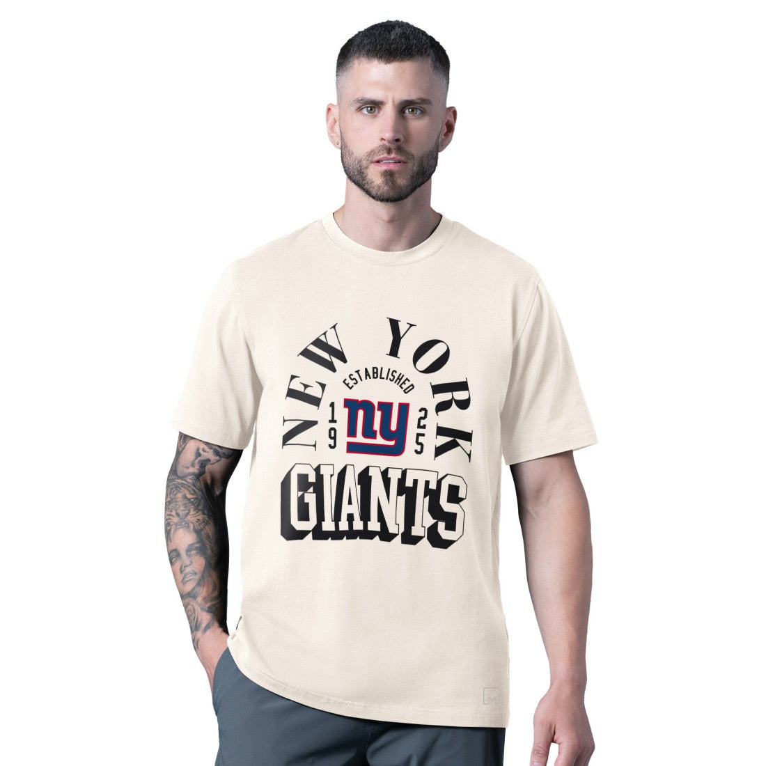 New York Giants  MSX by Michael Strahan Whiteout Vintage T-Shirt