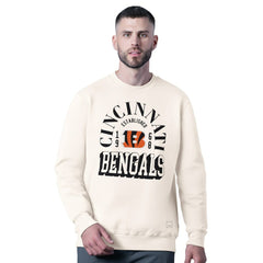 Cincinnati Bengals  MSX by Michael Strahan Whiteout Tri-Blend Sweatshirt