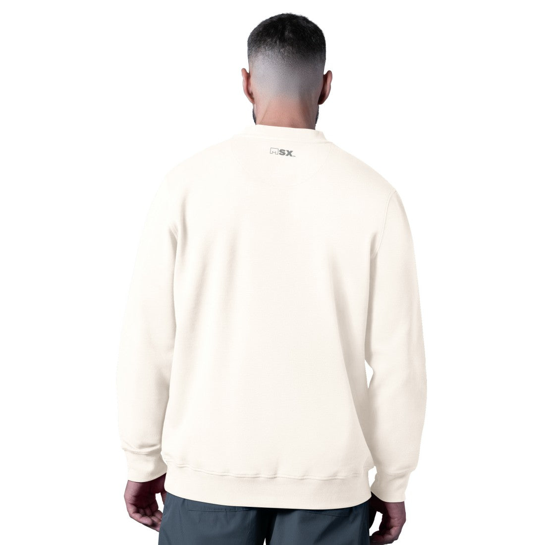 Detroit Lions  MSX by Michael Strahan Whiteout Tri-Blend Sweatshirt